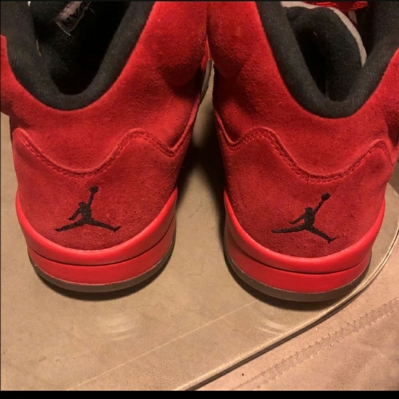 Jordan 5 RED SUEDE  Size 11 - Picture 2 of 5